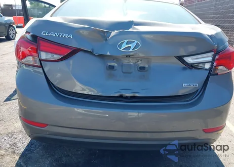 2014 Hyundai Elantra Limited из США, поврежденный, VIN 5NPDH4AE1EH526191